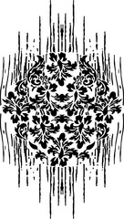 print pattern made of flowers