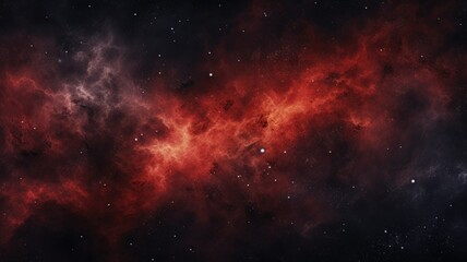 Fototapeta na wymiar Red and Black Gradient Abstract Galaxy Background Texture. Generative AI illustration.