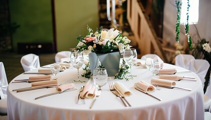 wedding reception, wedding reception table