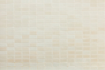 white or Yellow Ceramic tiled texture background.