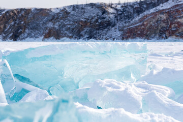 Hummocks on Lake Baikal