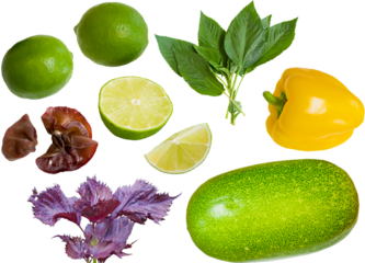 切り抜き透過素材セットー野菜8