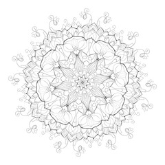 lace ornament mandala