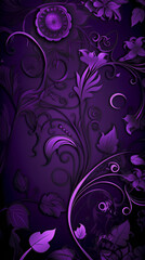 Purple Vertical Wallpaper Background | Generative AI