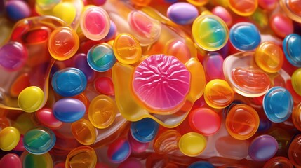 colorful jelly beans