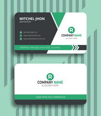 Creative modern business card template.Vector illustration print.