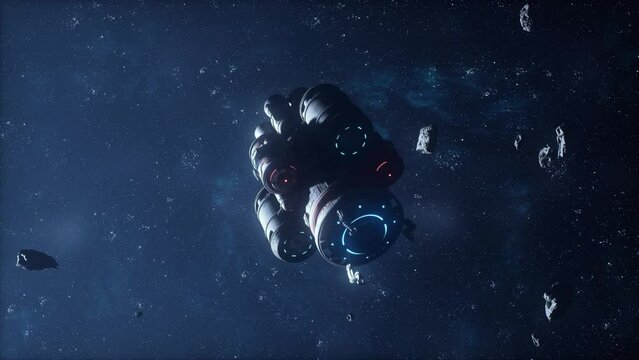 cutting-edge space station investigates a cosmic cloud of interstellar dust and gas