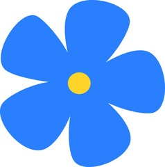 Fototapeta premium flower illustration. colored flower clusters