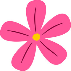 flower illustration. colored flower clusters