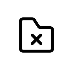 Obraz premium document line icon