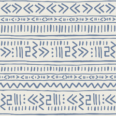  Bright Tribal Print. Decorative seamless pattern. Repeating background. Tileable wallpaper print.