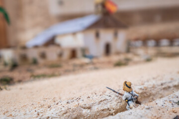 siege of Baler, Philippines, July 1, 1898-June 2, 1899, 1:56 scale, Majorca, Balearic Islands, Spain