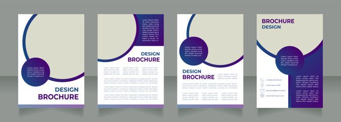 Medical diagnostics methods blank brochure design. Healthcare. Template set with copy space for text. Premade corporate reports collection. Editable 4 paper pages. Montserrat font used