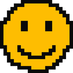 pixel smiley