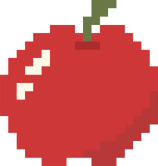 Obraz premium pixel apple