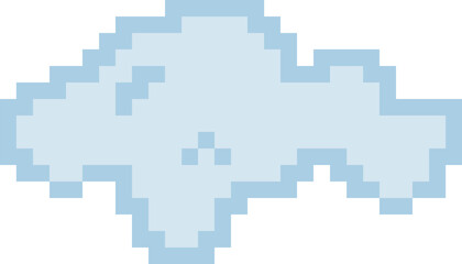 Fototapeta premium pixel cloud 