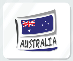 Illustration of Australia Pride Flag Icon
