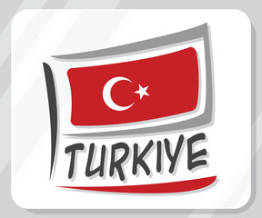 Illustration of Turkiye Pride Flag Icon
