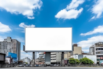 Obraz premium Outdoor billboard mockup