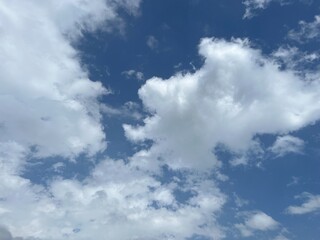 Naklejka na ściany i meble 青空と雲