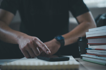 Document Management System (DMS), online documentation database and process automation to efficiently manage files, knowledge and documentation in enterprise with ERP. Corporate business technology.