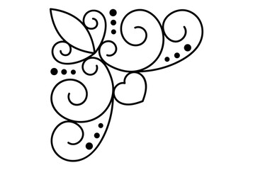 Hand drawn ornament tradition pattern art