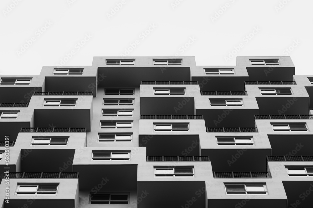 Poster cement wall square pattern geometric block architecture details
