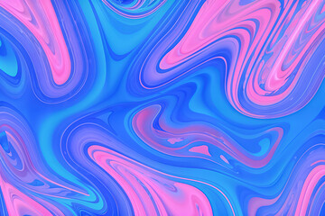 Obraz premium Abstract background fluid waving, holographic color, glossy and glowing, Iridescent Texture. - Generative AI
