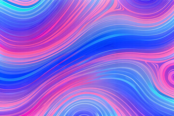 Abstract background fluid waving, holographic color, glossy and glowing, Iridescent Texture.  - Generative AI
