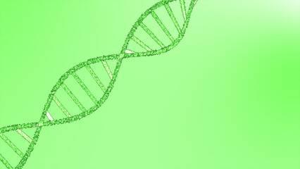 DNA Molecule Structure. DNA strand.