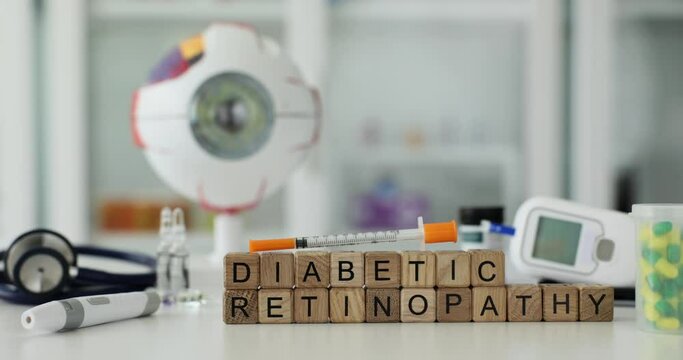 Diabetic retinopathy and complications of diabetes mellitus in patients. Complications of diabetes mellitus and vision
