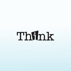 word think vector logo design