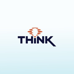 word think vector logo design