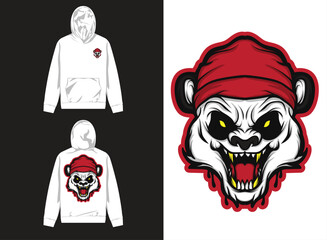 mad panda character design