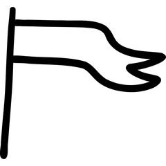 Doodle Flag Illustration 