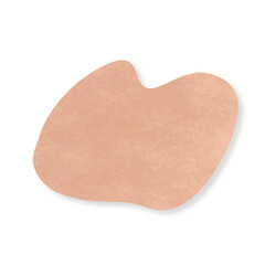 Form Brown Blobs With a Paper Texture