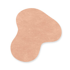 Form Brown Blobs With a Paper Texture