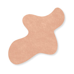 Form Brown Blobs With a Paper Texture