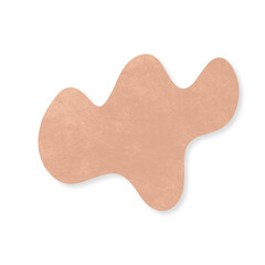 Form Brown Blobs With a Paper Texture