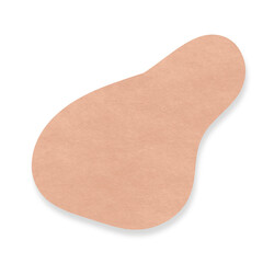 Form Brown Blobs With a Paper Texture