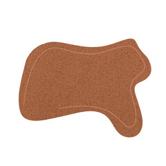 Form Brown Blobs With a Paper Texture