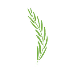 Obraz premium Watercolor Style Green Plants