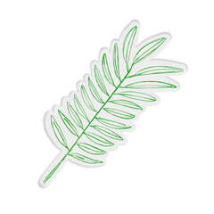 Watercolor Style Green Plants