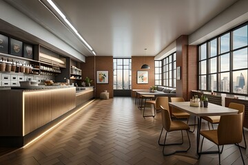 Fototapeta premium kitchen interior generated by Ai