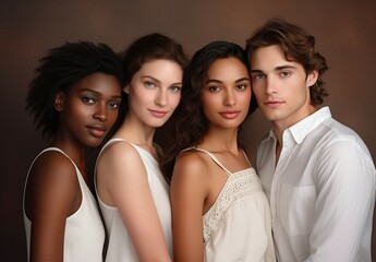 Obraz premium portrait of young adults
