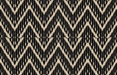 Ethnic abstract ikat art. Aztec ornament print. geometric ethnic pattern seamless  color oriental.  Design for background ,curtain, carpet, wallpaper, clothing, wrapping, Batik, vector illustration.