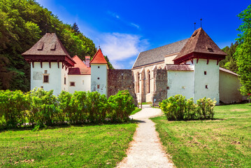 Fototapeta na wymiar Zice, Slovenia. Zicka Monastery, Carthusian heritage in historical Styria.