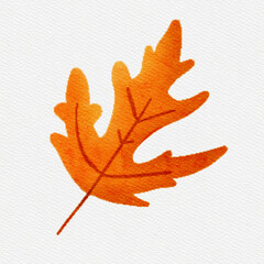 Obraz premium Simple Watercolor Textured Plant