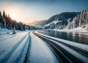 Exploring the Enchanting Snowy Roads