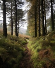 Obraz premium The Birnam Wood approaching Dunsinane. 